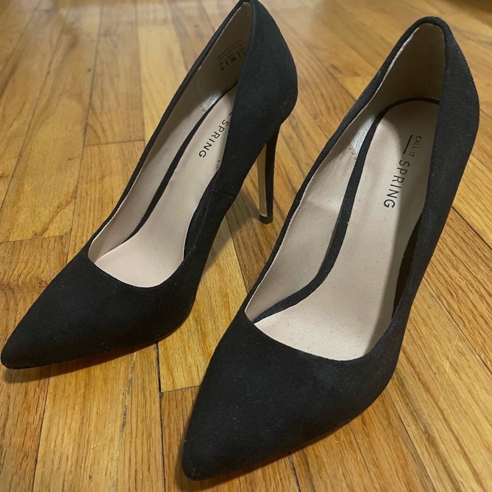 Black heels